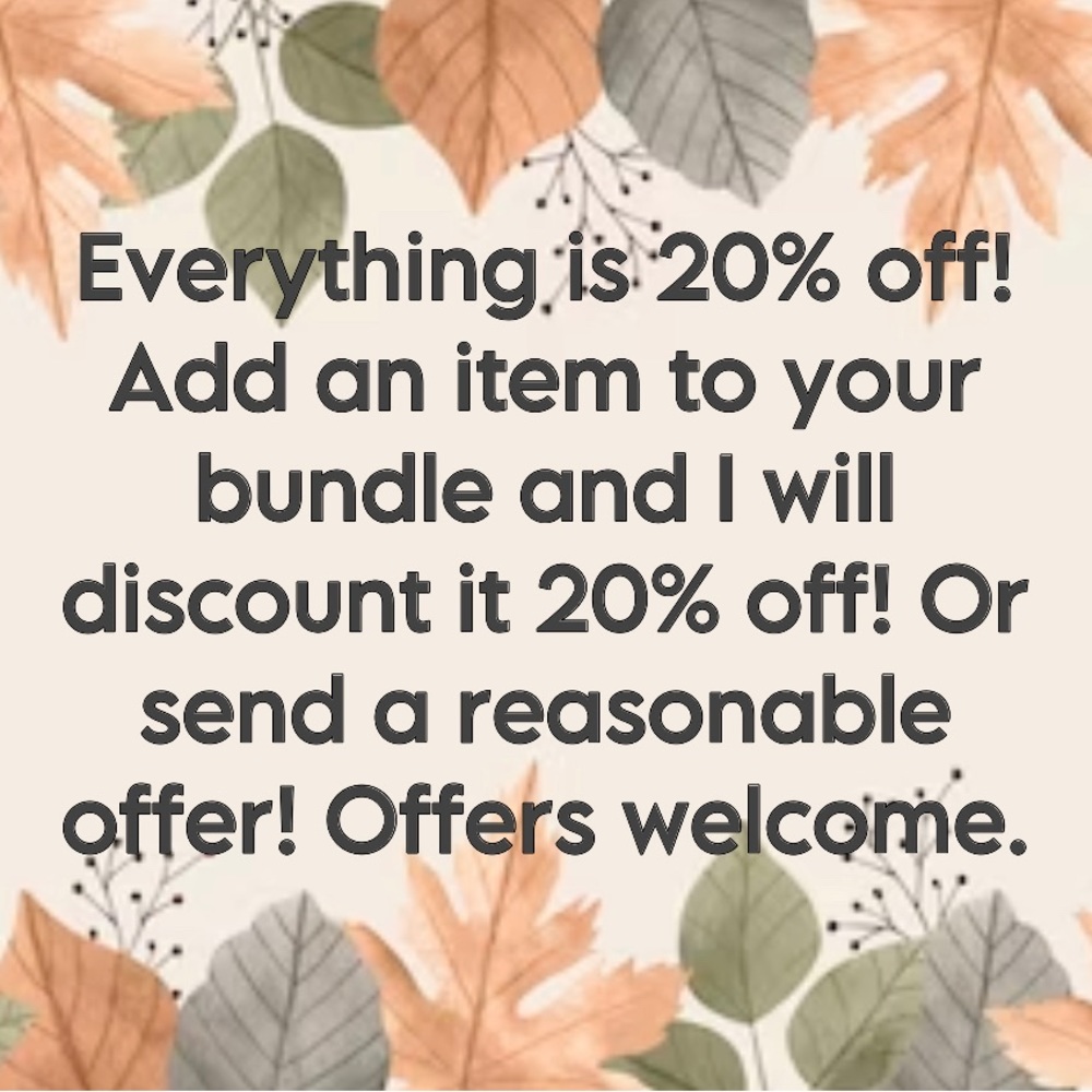 FALL STARTER SALE! 🧶🤎